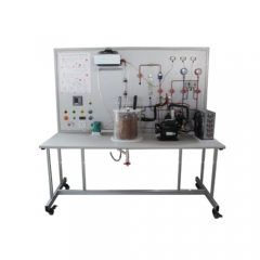 Sistema de treinamento em refrigeração Equipamento didático de educação para equipamentos de treinamento de compressor de laboratório escolar