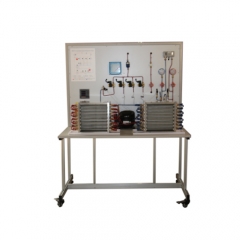 Équipement didactique d'éducation de cycle de réfrigération de compression de vapeur pour l'équipement d'entraîneur de climatiseur de laboratoire d'école
