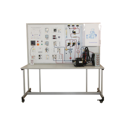 Commercial refrigeration skills trainer Vocational Education Equipment For School Lab Compressor Training Equipment