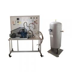 Unidade de teste de compressor de ar Equipamento didático de educação para equipamentos de treinamento de refrigeração de laboratório escolar