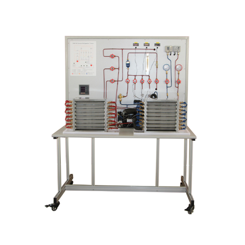 Cambios de estado en el circuito de refrigeración Enseñanza Equipo educativo para laboratorio escolar Equipo de entrenamiento de condensador