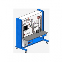 7 scambiatori di calore nel circuito di refrigerazione Materiale didattico didattico per l'attrezzatura per l'addestramento del compressore del laboratorio scolastico