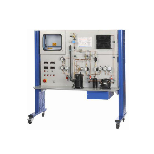 13-système de réfrigération avec équipement d'enseignement professionnel de compression à deux étages pour l'équipement de formation de climatiseur de laboratoire scolaire