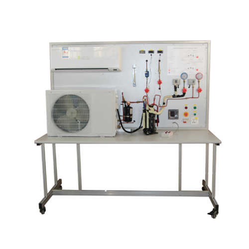Equipo de educación didáctica de aire acondicionado de sistema dividido para equipos de entrenamiento de refrigeración de laboratorio escolar