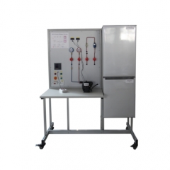Capacity control methods in refrigeration Teaching Education Equipment For School Lab Condenser Trainer Equipment