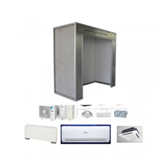Unité de formation de chauffage de refroidissement de climatiseur de VRV équipement d'enseignement professionnel pour l'équipement de formateur de condensateur de laboratoire d'école