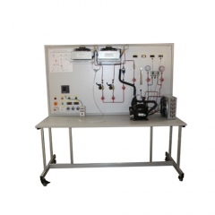 Bomba de calor com evaporador de modo duplo Equipamento de educação profissional para equipamentos de treinamento em refrigeração de laboratório escolar