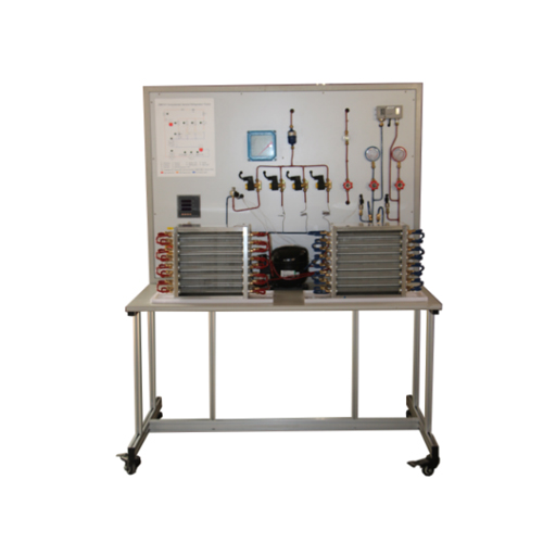 Sistema de refrigeração a jato de vapor Equipamento de educação profissional para laboratório escolar Equipamento de treinamento de ar condicionado
