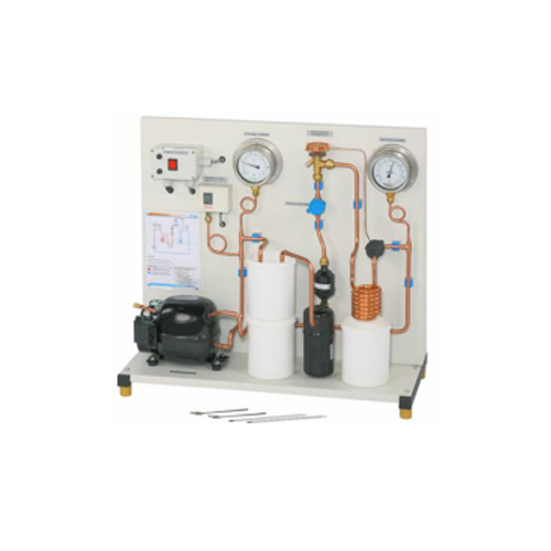 Simple Compression Refrigeration Trainer Vocational Education Equipment For School Lab Condenser Training Equipment