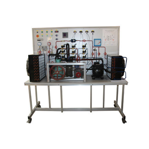 Air cooler skills trainer with semi-hermetic compressor Vocational Education Equipment Refrigeration Training Equipment