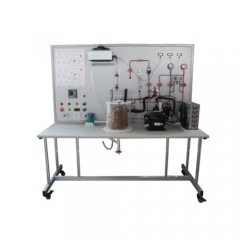 Ciclo di refrigerazione a compressione di vapore Attrezzatura per l'istruzione professionale per l'attrezzatura per l'addestramento del condizionatore d'aria del laboratorio scolastico