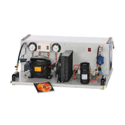 Sistema de capacitación de HSI Tecnología de refrigeración y aire acondicionado, Equipo de entrenamiento de compresores educativo de unidad básica
