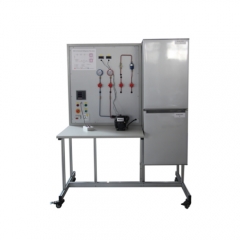 Instrutor de refrigeração doméstica Equipamento de educação didática para equipamento de treinamento de condensador de laboratório escolar