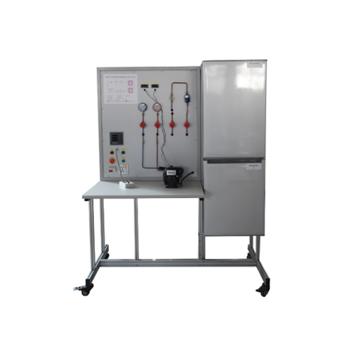Refrigerator double door domestic training modelI Introduction Didactic Education Equipment Condenser Trainer Equipment