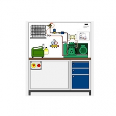 36-substituição de componentes de refrigeração Equipamento de educação de ensino para equipamento de treinamento de compressor de laboratório escolar