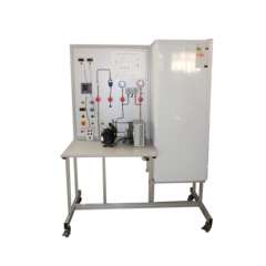 Commercial refrigeration unit with fault simulation Didactic Education Equipment Compressor Trainer Equipment