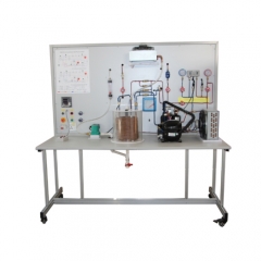 Pompe à chaleur avec contrôle de pompage Équipement d'enseignement professionnel pour équipement de formateur en réfrigération de laboratoire scolaire