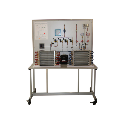 Basic cycle refrigeration trainer Teaching Education Equipment For School Lab Compressor Training Equipment