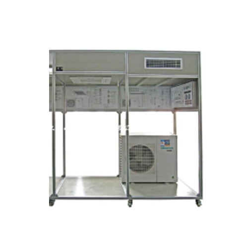 Training model of practice of one-way air conditioner with ceiling and ceiling connection Didactic Condenser Trainer Equipment