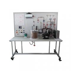 Formateur de climatisation avec équipement d'éducation didactique de pompe à chaleur pour l'équipement de formation en réfrigération de laboratoire scolaire