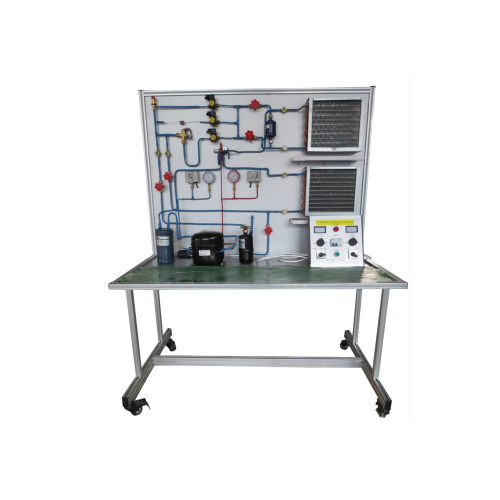 REFRIGERATION CYCLE AND HEAT PUMP SYSTEM R-134a Didactic Education Equipment Compressor Trainer Equipment