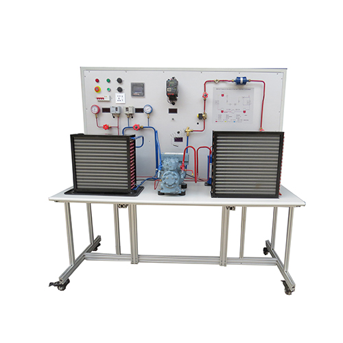 Trainer for the study of the semi-hermetic Compressor Didactic Education Equipment For School Lab Air Conditioner Training Equipment