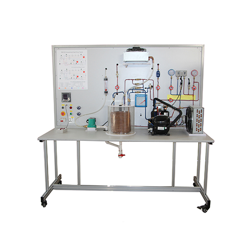 Computerized Heat Pump Trainer Vocational Education Equipment For School Lab Refrigeration Training Equipment