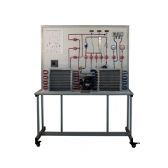 General Cycle Refrigeration Trainer With Data Acquisition System Vocational Compressor Training Equipment