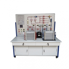 Banc de simulation de défauts sur système de réfrigération Équipement d'enseignement de l'enseignement Équipement d'entraînement de climatiseur