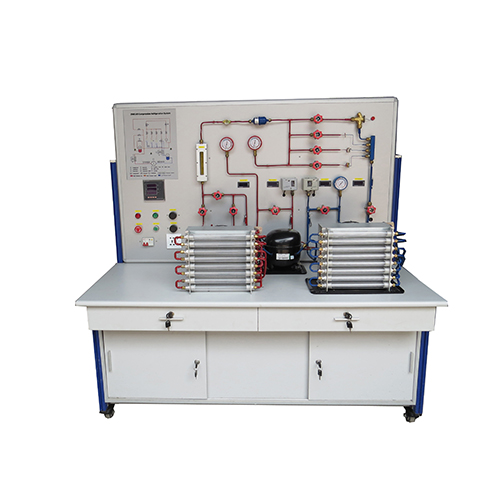 Faults simulation bench on refrigeration system Teaching Education Equipment Air Conditioner Trainer Equipment