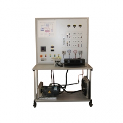 Equipo de educación didáctica de plataforma de entrenamiento de aire acondicionado automático para equipo de entrenamiento de compresor de laboratorio escolar