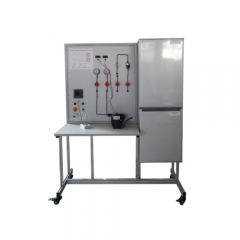 Refrigerador doméstico (duas portas) Equipamento de ensino educacional para equipamentos de treinamento de compressor de laboratório escolar