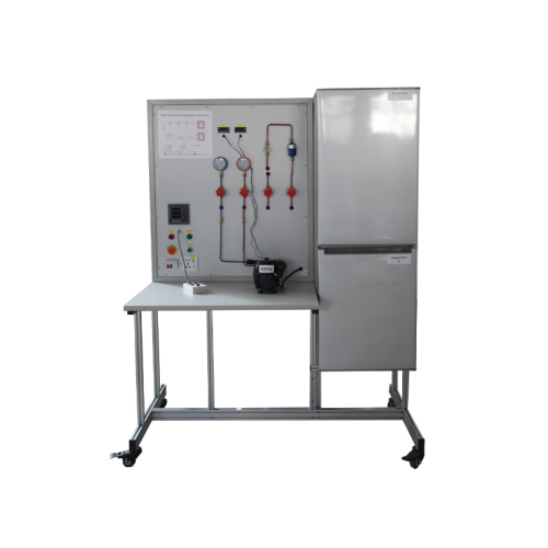 Refrigerador doméstico (duas portas) Equipamento de ensino educacional para equipamentos de treinamento de compressor de laboratório escolar
