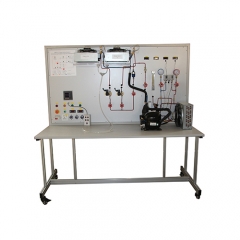 Trainer for the Study of A commercial Multiple Evaporator Refrigerator Vocational Training Equipment Educational Equipment Teaching Refrigeration Laboratory Equipment