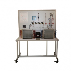 Computerized General Refrigeration Trainer Didactic Education Equipment For School Lab Condenser Training Equipment