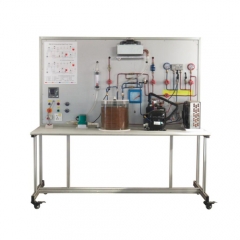 Banc de démonstration de cycle de réfrigération Équipement d'enseignement professionnel pour l'équipement de formateur de climatiseur de laboratoire scolaire