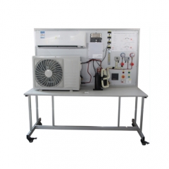 Instrutor de ar condicionado doméstico com inversor Equipamento de educação profissional para equipamentos de treinamento de condensador de laboratório escolar