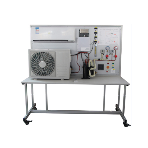 Formateur de climatisation domestique avec équipement d'enseignement professionnel à onduleur pour équipement de formation de condensateur de laboratoire scolaire