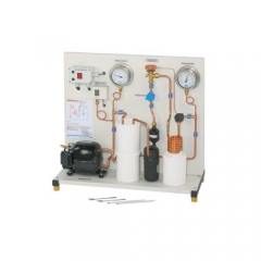 Simple Compression Refrigeration Circuit Teaching Education Equipment For School Lab Condenser Training Equipment