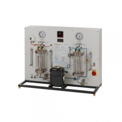 VAPOR COMPRESSION REFRIGERATION CYCLE Didactic Education Equipment Air Conditioner Trainer Equipment