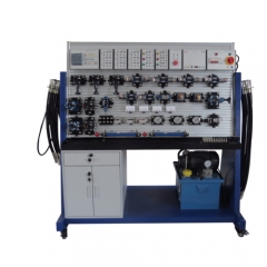 လေ့ကျင့်ရေး (နှစ်ဘက်ခြမ်း) အတွက်ပညာရေးလျှပ်စစ်ပစ္စည်းများ Mechatronics Trainer စက်ပစ္စည်းများသင်ကြားရေးအတွက် electro-hydraulic workbench