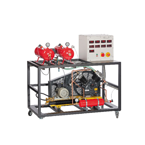 Two Stage Compressor Teaching Equipment Education Laboratory Equipment Fluid Mechanics Lab Equipment