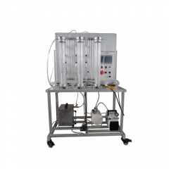 Unidade de leito fixo e fluidizado Equipamento educacional Equipamento escolar de ensino de filtro de leito profundo Equipamento de laboratório para mecânica de fluidos