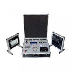 Système de formation renouvelable d'équipement d'éducation didactique de boîte d'expérience d'essai de caractéristique de batterie solaire