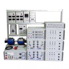 Sistema de entrenamiento de transmisión eléctrica Equipo educativo Equipo de laboratorio de ingeniería eléctrica