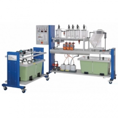 Coagulation, Flocculation And Settling Pilot Plant Teaching Equipment Sewage Treatment Trainer