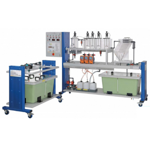 Coagulation, Flocculation And Settling Pilot Plant Teaching Equipment Sewage Treatment Trainer