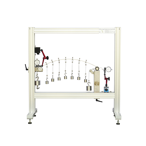 Arco parabólico de duas dobradiças, equipamento educacional de ensino de extremidade fixa para equipamento de experiência mecânica de laboratório escolar
