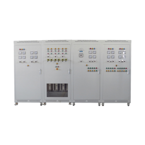 Operational Synchronizing Equipment Of Main Switchboard With 3 Units Teaching Equipment
