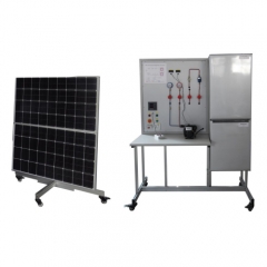 Kit de geladeira solar com painel, equipamento de treinamento educacional, sistema de treinamento renovável